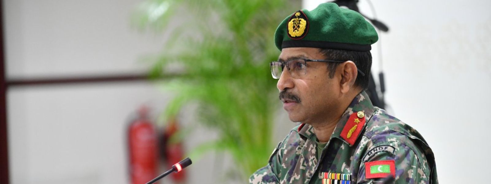 Maldivian Chief of Defense Force arrives in SL